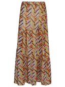 Feel Me Fab Noto Printed Long Skirt