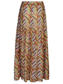 Feel Me Fab Noto Printed Long Skirt