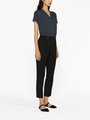 Brunello Cucinelli Contrast Trim Cotton T Shirt