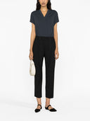 Brunello Cucinelli Contrast Trim Cotton T Shirt
