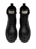 Dolce & Gabbana Leather Laced Up Boots