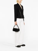 Alexander Mc Queen Single Breasted Grain De Poudre Wool Jacket