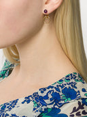 Maria Black Elvira Purple Earring