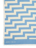 Pareo di cotone stampato a capsula Jimmy Choo