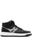Hogan Pre H630 Gliettered Leather Sneakers