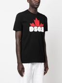 Dsquared2 logo bomull t -skjorte