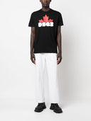 Dsquared2 logo bomull t -skjorte