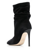 Paris Texas Suede Heel Ankle Boots