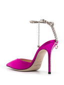 Jimmy Choo Saeda 100 Mm Satin Pumps