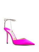 Jimmy Choo Saeda 100 Mm Satin Pumps