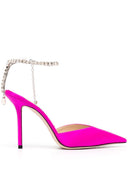 Jimmy Choo Saeda 100 Mm Satin Pumps