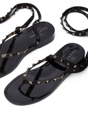 Valentino Garavani Rockstud角斗士凉鞋