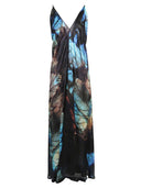 Mona Swims Silk Maxi Dress