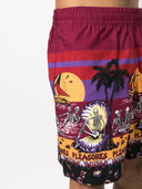 Pleasures Beach Printed Shorts