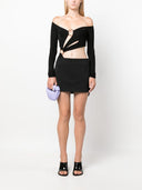 Louisa Ballou Long Sleeve Cut Out Bodysuit