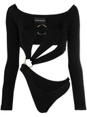 Louisa Ballou Long Sleeve Cut Out Bodysuit