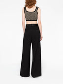 Balmain Monogram Cropped Top