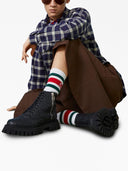 Gucci Cruise Gg Supreme Leather Boots