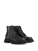 Gucci Cruise Gg Supreme Leather Boots