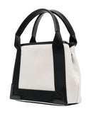 Balenciaga Navy Cabas Xs Organic Cotton Tote Bag