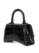 Balenciaga 모래 시계 소형 가죽 상단 핸들 백