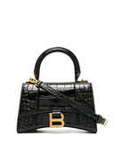 Balenciaga Hourglass Small Leather Top Handle Bag