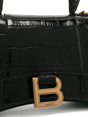 Balenciaga Hourglass Small Leather Top Handle Bag