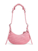 Bolso de hombro de cuero Balenciaga le Cagole XS