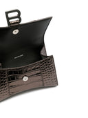 Balenciaga timeglass liten skinn topphåndtakpose
