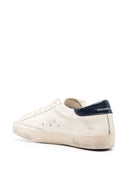 Sneakers in pelle d'oca a stella d'oro