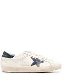 Sneakers in pelle d'oca a stella d'oro