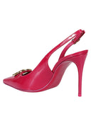 Dolce&Gabbana Cruise Leather Slingback Pumps