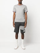 Thom Browne Rwb Motif Cotton T Shirt
