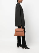 Valextra Duetto Leather Topハンドルバッグ