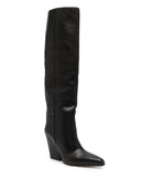 Paris Texas Leather Heel Boots