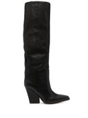 Paris Texas Leather Heel Boots