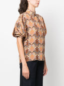 Etro Printed Silk Shirt