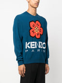 Maglione di lana di fiore di boke kenzo