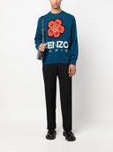 Maglione di lana di fiore di boke kenzo