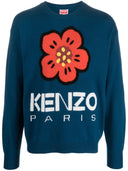 Maglione di lana di fiore di boke kenzo