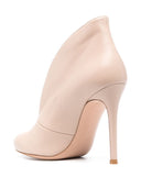 Stivali da caviglia in pelle aperta Gianvito Rossi