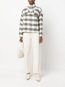 IRO Bika sjekket bomullsblanding Sweatshirt