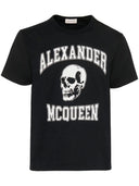 Alexander Mc Queen Logo Organic Cotton T Shirt