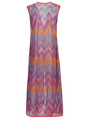Feel Me Fab Quadrifoglio Printed Long Dress