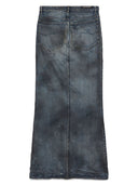 Balenciaga Denim Long Skirt