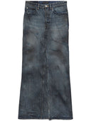 Balenciaga Denim Long Skirt