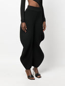 Alaia Round Wool Blend Trousers