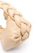 Presupuesto presupa mini mango trenzado bolso de cuero