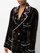 Pierre Louis Mascia Double Breasted Silk Blend Jacket