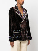 Pierre Louis Mascia Double Breasted Silk Blend Jacket